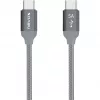 USB kábel Nevox 1654 USB 2.0 2 m USB C sivý strieborný