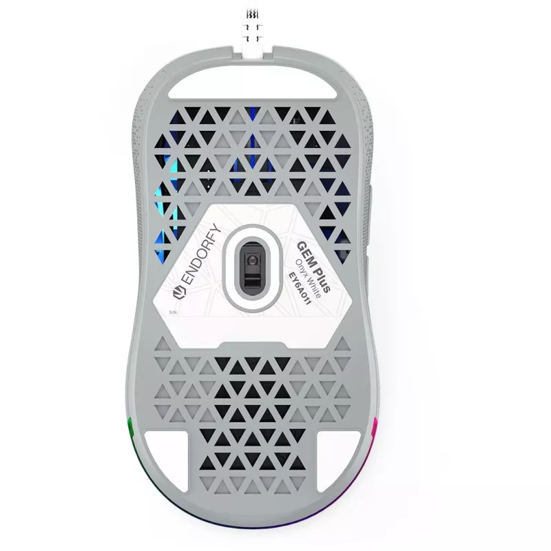 ENDORFY GEM Plus Onyx biela myš gaming pravá ruka USB Type-C optická 19000 DPI