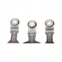FEIN E-Cut Combo Starlock WOOD & METAL sada pílových listov 35222967100, 3 ponorné pílové listy (Long-Life 50 x 35 mm a 50 x 65 mm, Universal 55 x 44 mm), upínanie Starlock