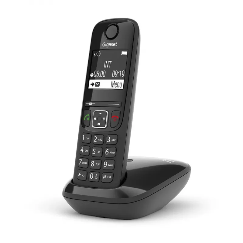 Analógový/DECT telefón Gigaset AS690 identifikácia volajúceho bezdrôtový slúchadlo čierna