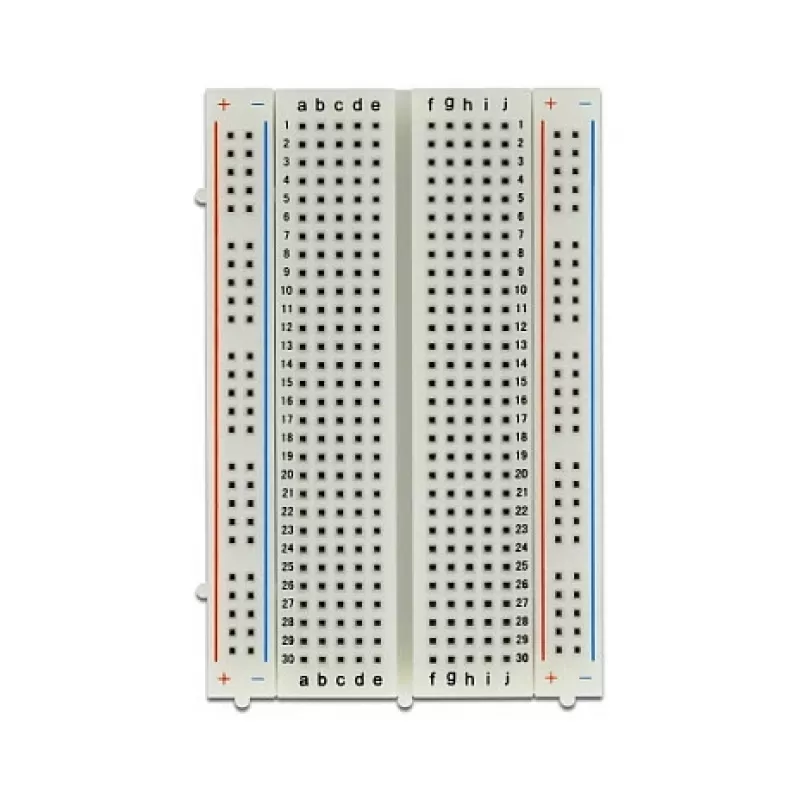 Nepájivé pole DELOCK 18315 — plast biela, 54 × 84 × 9 mm