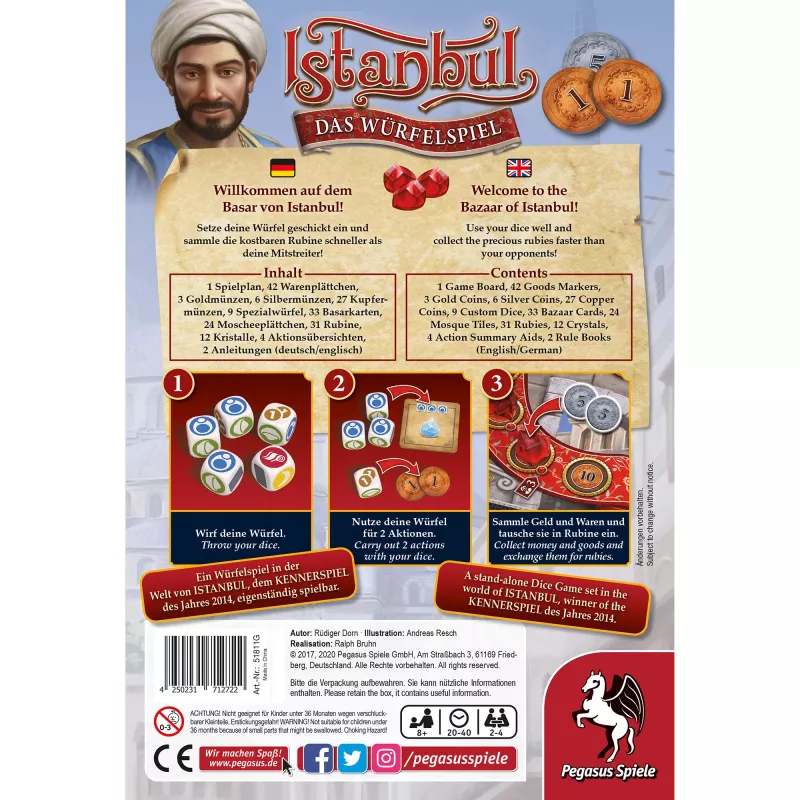 Istanbul - Das Würfelspiel, stolová hra