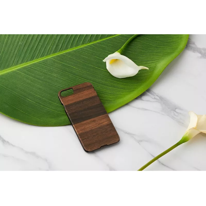 Ochranné puzdro Man and Wood pre iPhone 7/8 – fango čierna