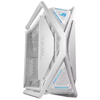 ASUS ROG GR701 Hyperion White, PC, biela, ATX, EATX, micro ATX, Mini-ITX, hliník, Multi, predný