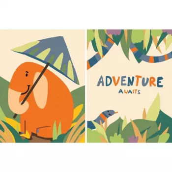Maľovacia sada Ravensburger CreArt Hello Baby Safari Set — maľovacia sada pre začiatočníkov pre dojčatá a batoľatá