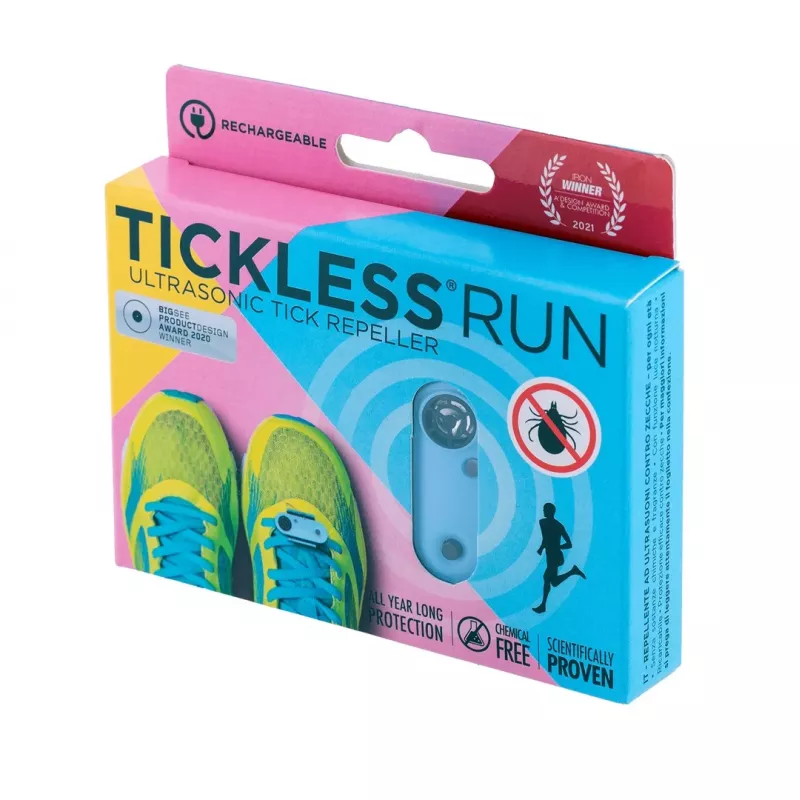 Tickless Run modrý odpudzovač kliešťov pre ľudí