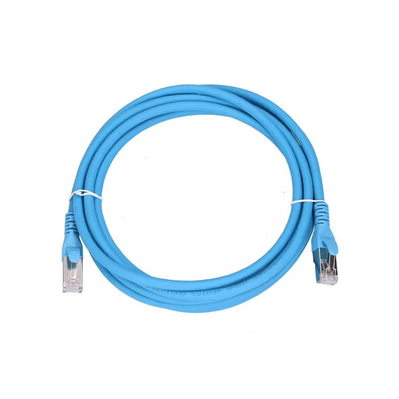 Sieťový kábel Extralink LAN patch kábel Kat.6A RJ-45 Cat6a 3m modrý