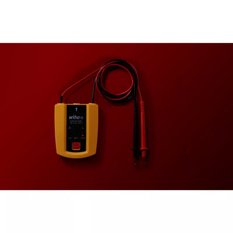 Skúšačka priechodnosti 45222, do 400 V AC, CAT II, merací prístroj žltá/čierna
