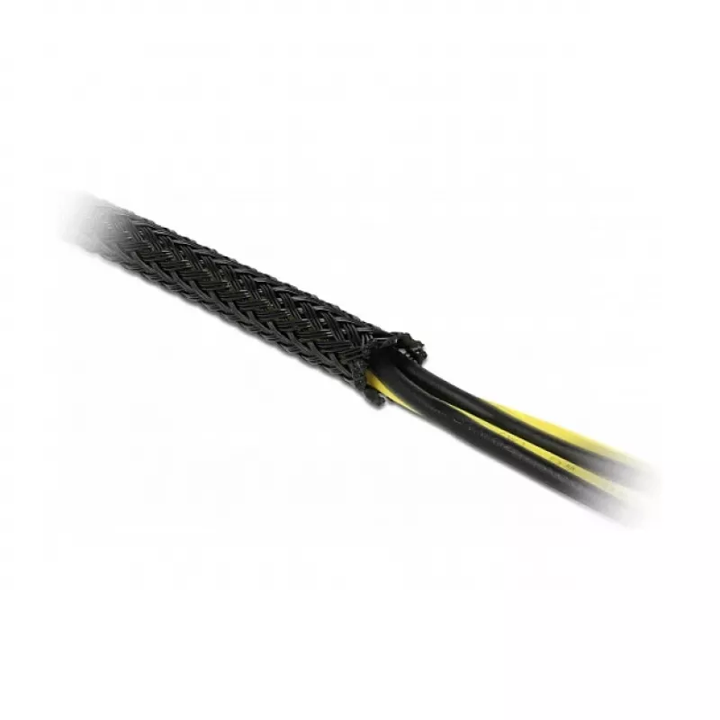 Opletený káblový plášť DeLOCK 18902 10 m x 12 mm čierny