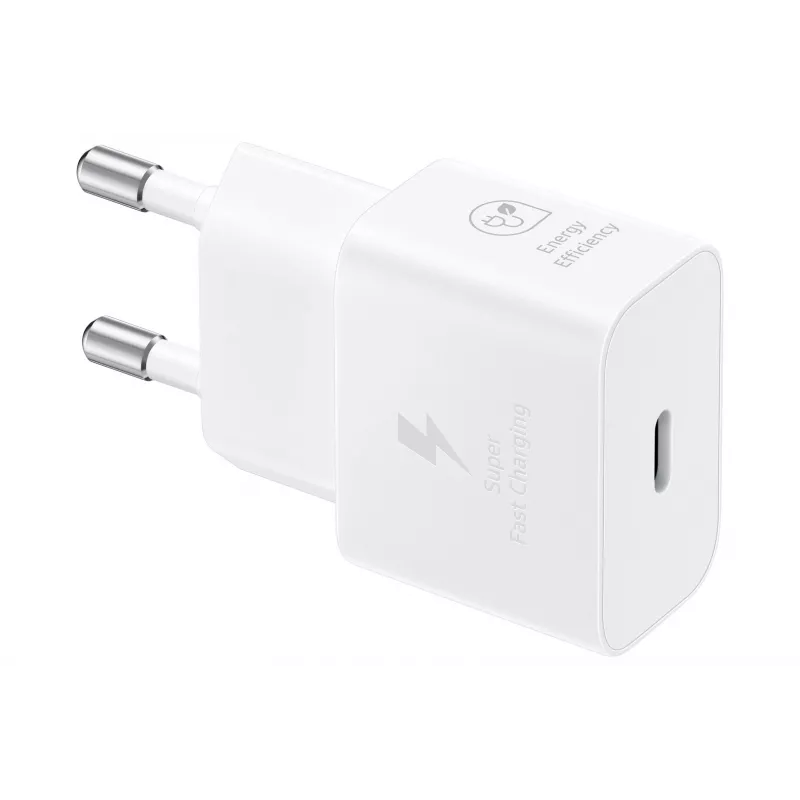 AC USB rýchlonabíjačka Samsung EP-T2510 25W biela, USB‑C, PPS, Super Fast Charging