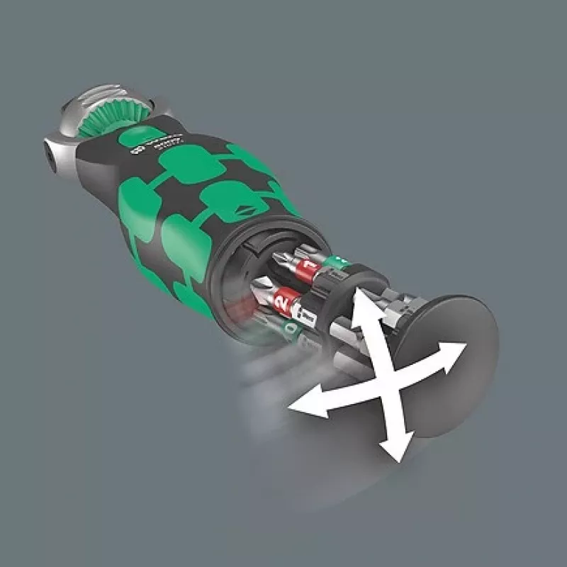 Wera Zyklop 8009 Pocket Imperial Set 1 - račňový skrutkovač so sadou bitov