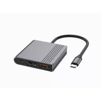I/O adaptér USB-C na HDMI/USB3/3IN1 A-CM-COMBO3-05 GEMBIRD