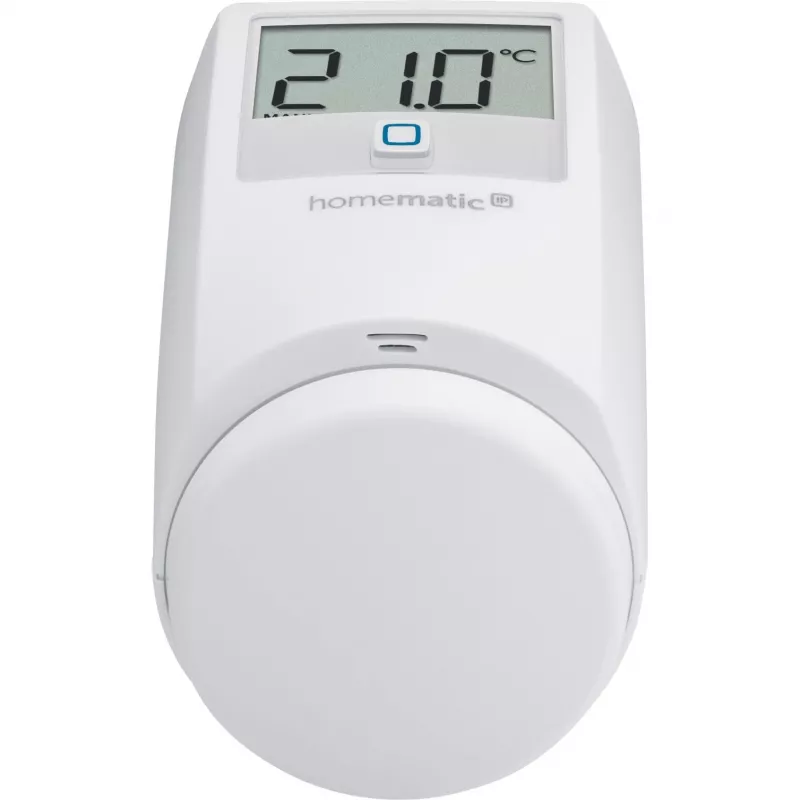 eQ-3 AG Homematic IP HMIP-eTRV, RF, 868,3 MHz, biela, M30 x 1,5, IP20, digitálny