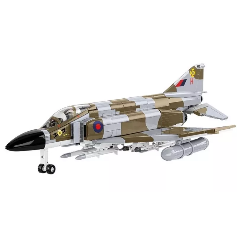 Cobi Blocks F-4M Phantom II vojenské lietadlo model, 728-dielna stavebnica