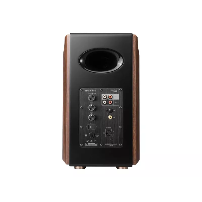 Reproduktor Edifier S2000MKIII 2.0, 130 W RMS, káblový & bezdrôtový, čierny/drevo