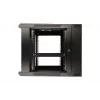 Extralink Rackmount skriňa 6U 600x600 AZH čierna nástenná, výklopná