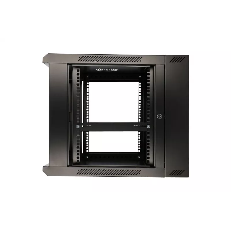 Extralink Rackmount skriňa 6U 600x600 AZH čierna nástenná, výklopná