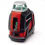 EINHELL TE-LL 360 G krížový líniový laser so zelenými a červenými laserovými líniami, čierny — model 2270119