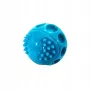 Psia hračka Hilton Squeak Ball 6,3 cm – pískacia loptička z gumy, 1 kus, modrá, pre všetky plemená