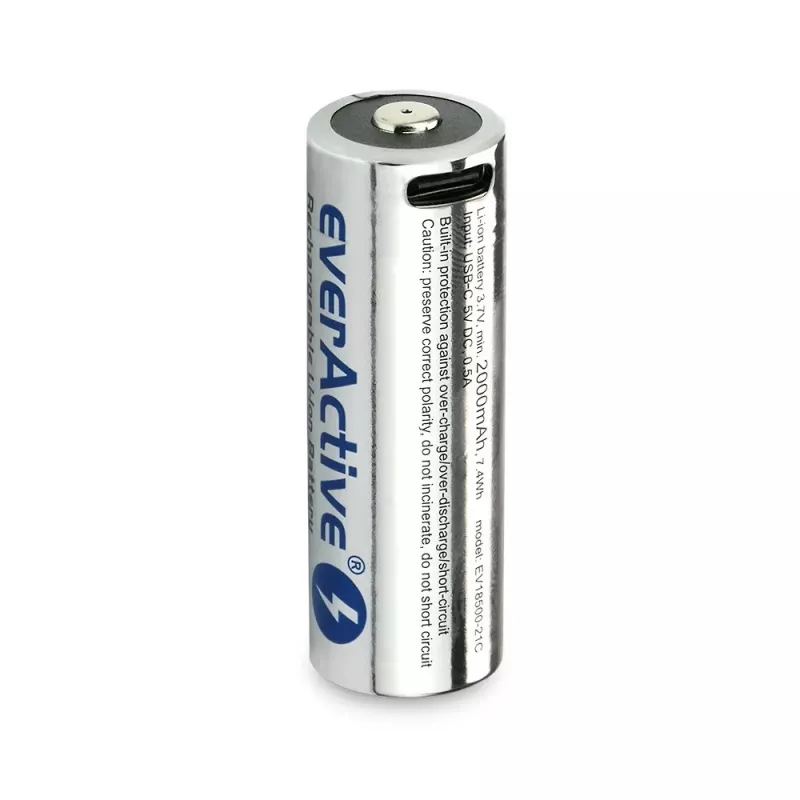 Batéria článok 18500 3,7V Li-ion 2100MAH s USB-C