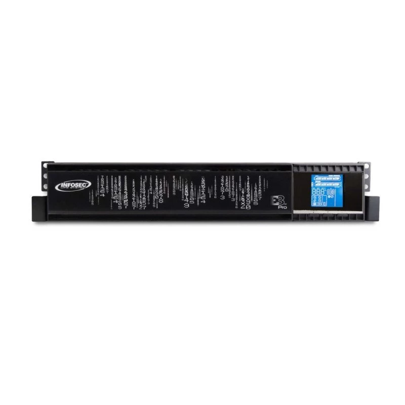 Infosec E3 Pro 1000 RT záložný zdroj (UPS) Double-Conversion (Online) 1 kVA 900 W 3 AC zásuvky