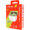 CANYON In-Ear slúchadlá TWS-5, zelená Bluetooth 5.3, dotykové ovládanie, nabíjací vstup: USB-C