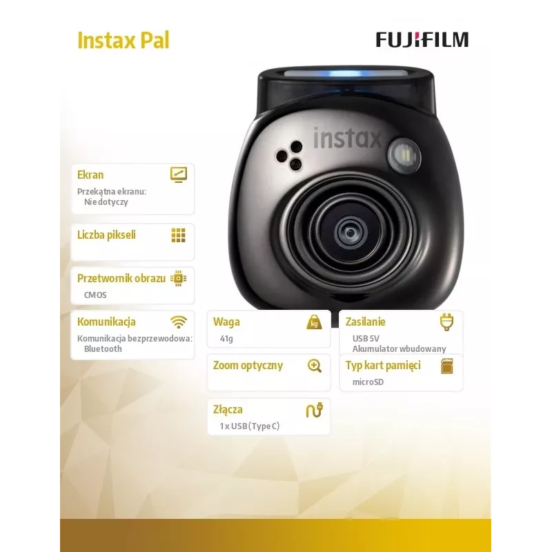 Kamera Fujifilm Pal 1/5 palca 2560 x 1920 pixelov CMOS čierna
