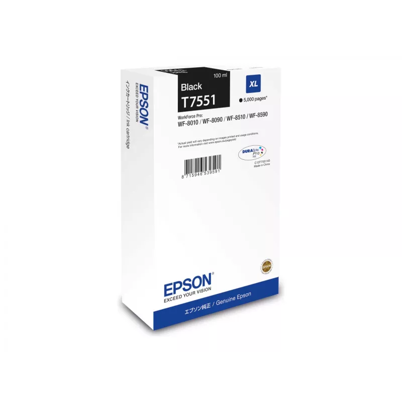 Epson C13T75514N atramentová kazeta 1 ks originál High (XL) Yield čierna