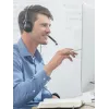 Koss CS200i headset káblový hlavový most kancelária/call centrum čierny