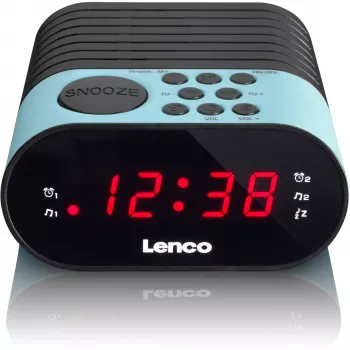 Rádiobudík Lenco CR-07 čierny modrý