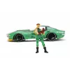 Auto Jada Toys Street Fighter 1969 Chevrolet 1:24 kov zelená