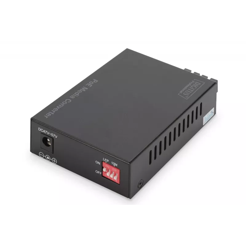 Digitus Gigabit PoE mediálny konvertor, RJ45 / SC, MM, PSE