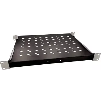 Rack polica LOGON RAS100BL čierna 50 kg nosnosť 465x345x25 mm