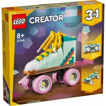 LEGO Creator stavebné retro kolieskové korčule set 31148 2-in-1 model, 342 dielov, 140×160×70 mm