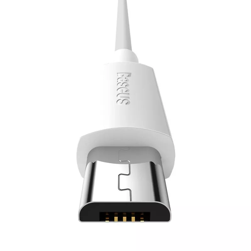 USB-A na Micro-USB-B kábel Baseus TZCAMZJ-02 1,5 m biely