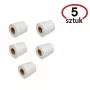 Termoetikety BESTPAK 60 x 40 mm, priamo termálne, HotMelt lepidlo, 1000 etikiet na rolku, biela