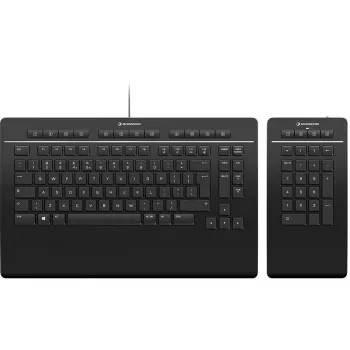 3Dconnexion Keyboard Pro s numerickým blokom - klávesnica a numerický blok - USB - QWERTZ - nemecká (3DX-700091)
