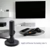 Vnútorná TV anténa QOLTEC 57016 DVB-T2 – kompaktný dizajn pre digitálny terestriálny príjem