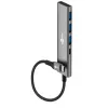 Goobay Slim 4-portový USB hub USB-C na/USB-A 5 Gbit/s - -Plug> 1x (76562)