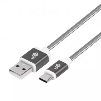 TB USB - USB-C kábel 1,5 sivý (AKTBXKUCSBA150S)