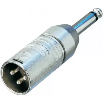 Neutrik - audio adaptér - XLR3 (M) na mono konektor (M) (NA2MP)