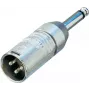 Neutrik - audio adaptér - XLR3 (M) na mono konektor (M) (NA2MP)