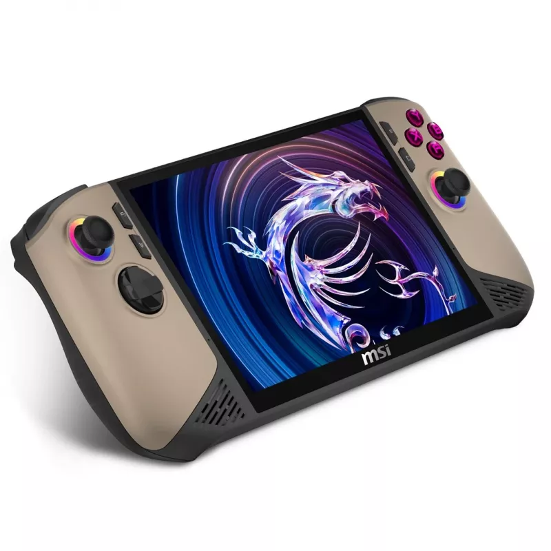MSI Claw 8 AI+ A2VM-037PL prenosná herná konzola 20,3 cm (8 inch) 1 TB dotyková obrazovka Wi‑Fi béžová