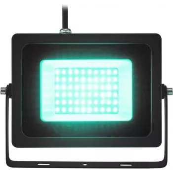 LED reflektor EUROLITE FL-30 SMD tyrkysová 30W — vodotesné vonkajšie osvetlenie, výkon 30 W