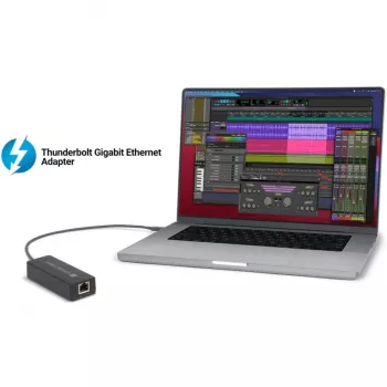 Sonnet Thunderbolt AVB Gigabit Ethernet adaptér pre Mac, čierny