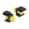 Keystone modul DELOCK 86851, plochý FC konektor samec, čierny, 16,5×24×21,8 mm