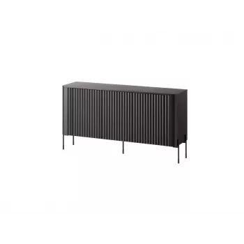 Cama VERA komoda 150x40x80 matná čierna