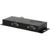 Sériový server zariadení Exsys EX-6122-2 — Ethernet na 2× RS-232/422/485, vyžaduje 12V/3A napájanie