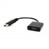 Adaptér DisplayPort na VGA čierny