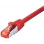 Tecline 715003R ethernetový patch kábel červený
